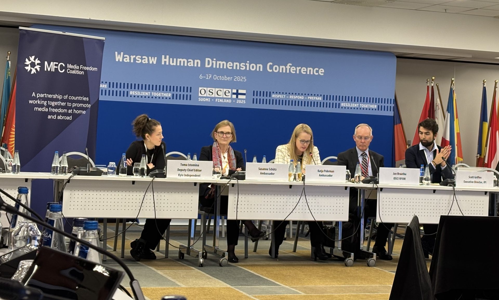 Safeguarding Women Journalists to Enhance Media Freedom, Security, and Democracy: MFC at the Warsaw OSCE Human Dimension Conference 2 Image