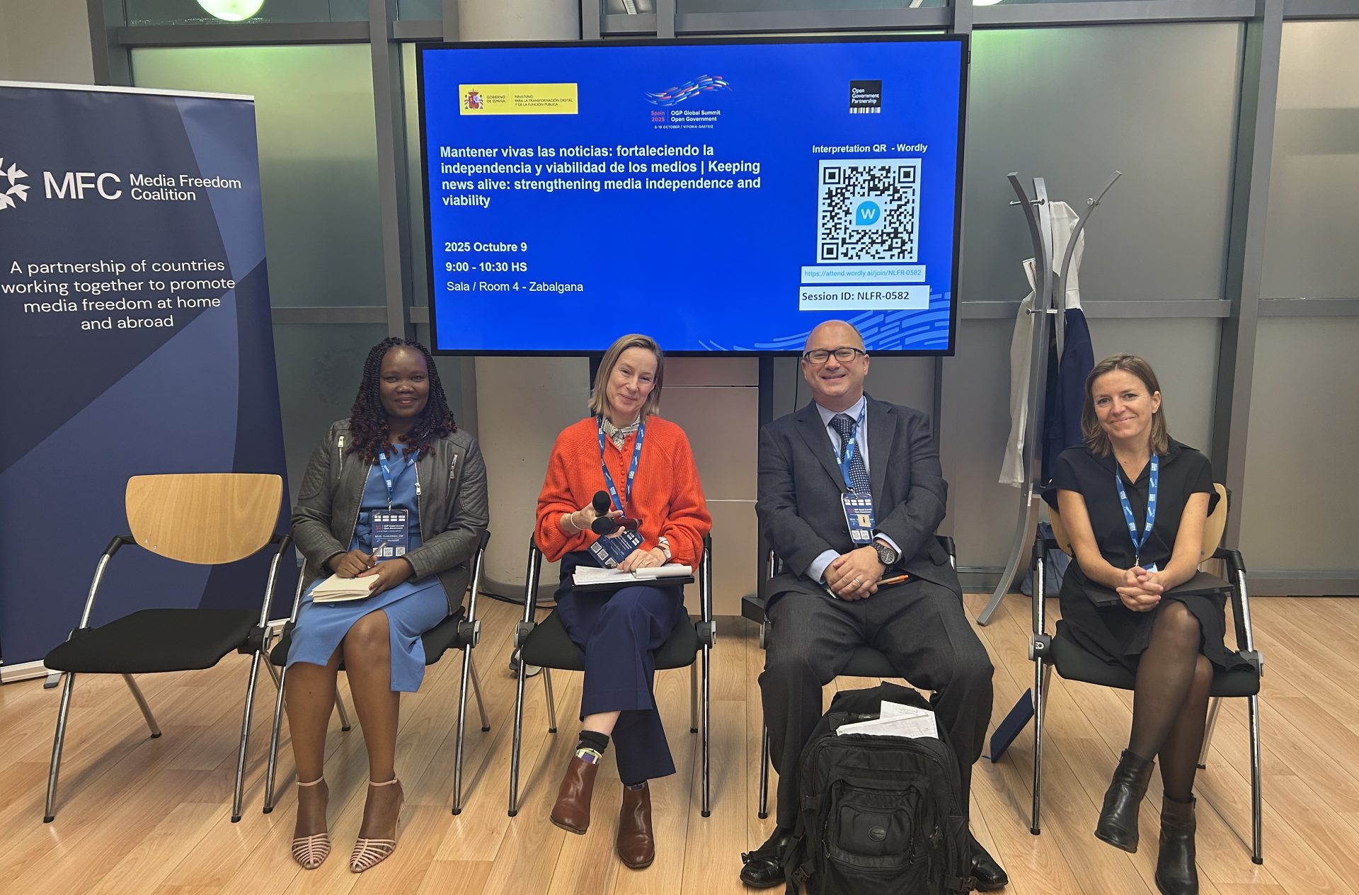 OGP Global Summit session - Keeping news alive: strengthening media independence and viability 1 IMG_0474