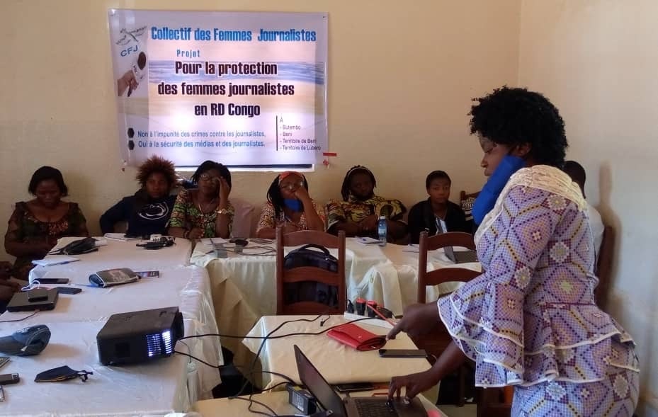 News 4 women journalists in DR Congo min
