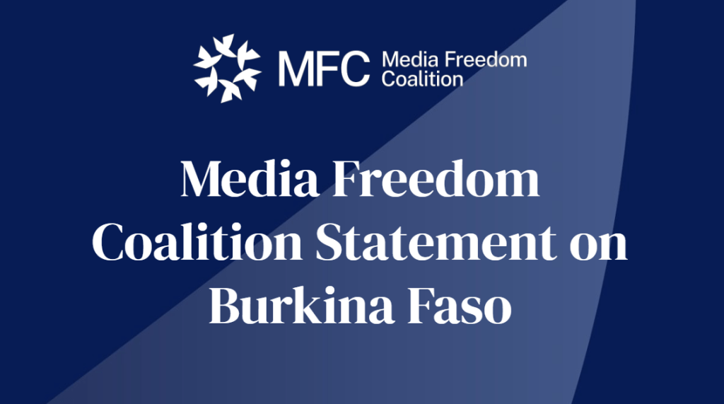 Media Freedom Coalition Statement on Burkina Faso 8 Screenshot 2024 12 03 094449 1
