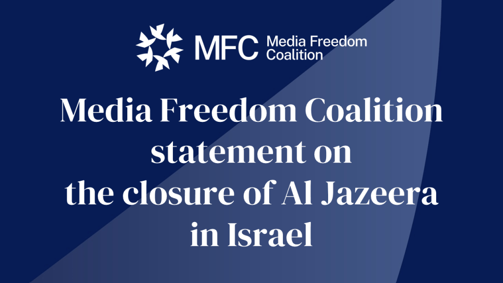 Media Freedom Coalition statement on the closure of Al Jazeera in Israel 5 Twitter tile Al Jazeera ENG