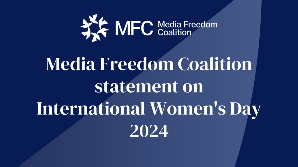 Media Freedom Coalition statement on International Women’s Day 2024 8 Twitter tile IWD24