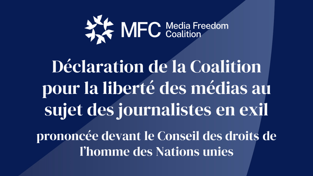 Twitter tile journalists in exile FR